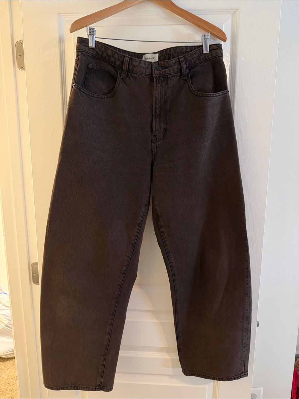 Frame Denim Barrel Brown Jeans - Sz 30